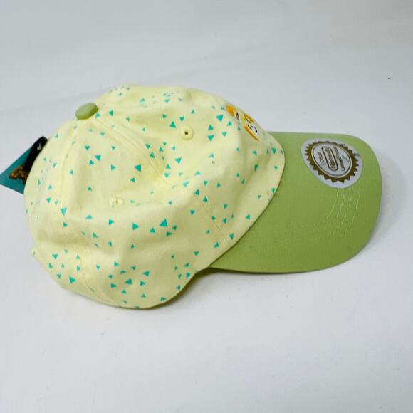 NEW! Nintendo Animal Crossing Adjustable Cap Hat Snapback Green Yellow - Picture 4 of 7